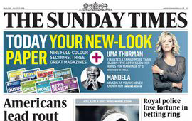 The Sunday Times - Portada